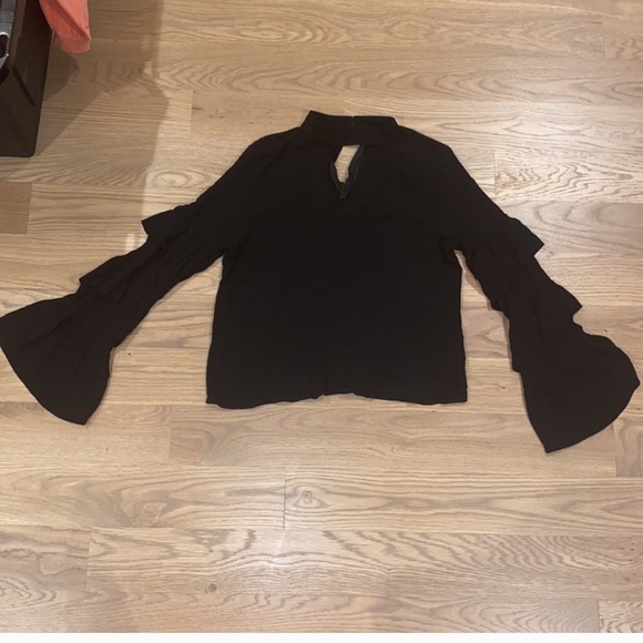 BP Ruffle Sleeve Choker Top - Picture 3 of 5